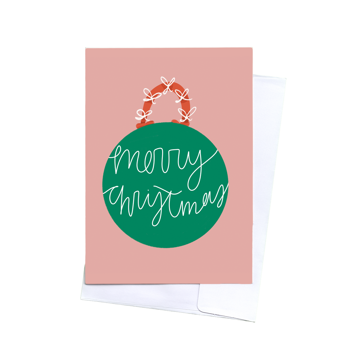 Merry Christmas Ornament Card