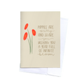 Poppies Are Pretty Card