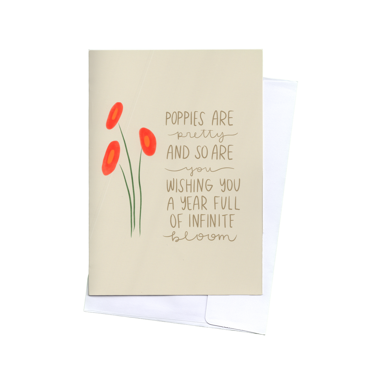 Poppies Are Pretty Card